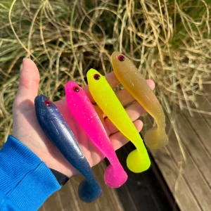 Photo des leurres de la gamme Sirius Shad 15 CM.