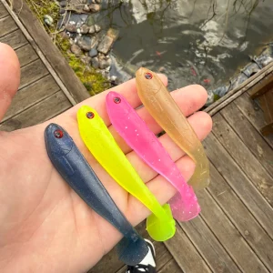 Photo des leurres de la gamme Sirius Shad 10 CM.