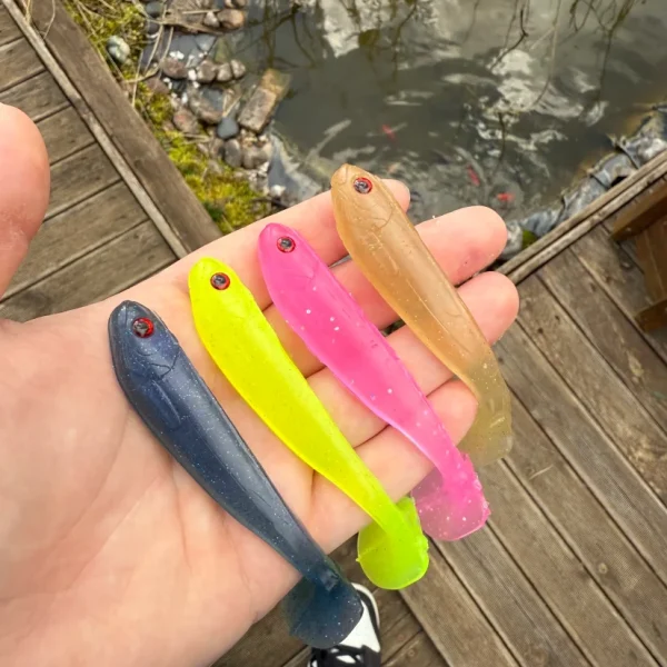 Photo des leurres de la gamme Sirius Shad 10 CM.