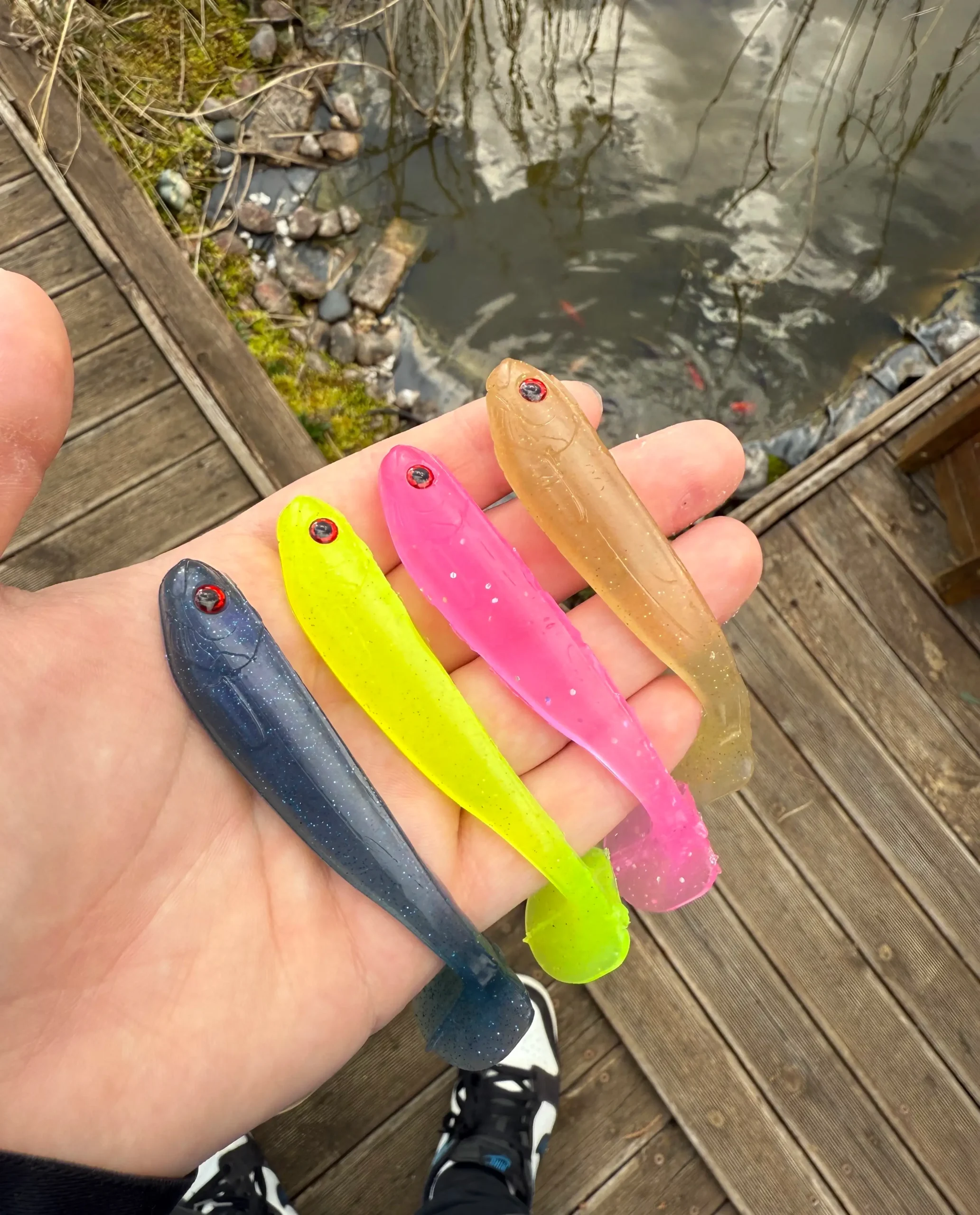 Photo des leurres de la gamme Sirius Shad 10 CM.